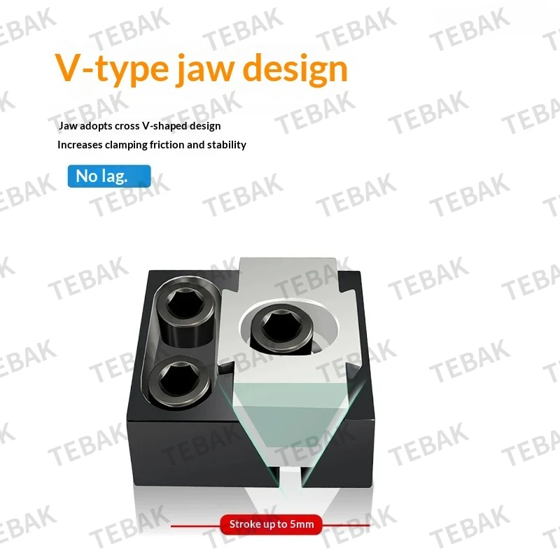 CNC machine center Pneumatic OK fixture Single and double extension OK clamp heavy cutting side multi-station precision vise