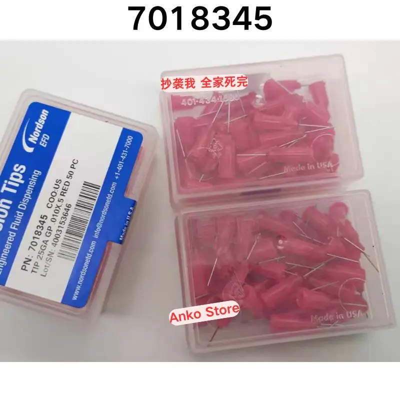 Brand-new  7018345 stainless steel precision dispensing needle red TIP 25GA GP.010X. 5