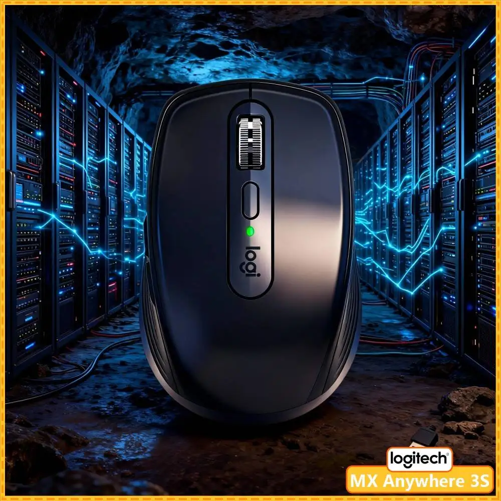Durable MX Anywhere 3S - 8000 DPI, Hyper-Scroll, Silent Click, Ideal for Beauty Freelance Designer & Travel Work