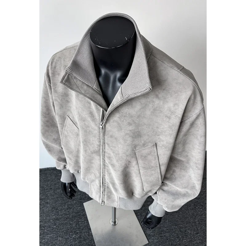 

High-quality Fashionable Solid Color Woolen Stylish Versatile and Trendy Business Casual Men's Versatile Jacket