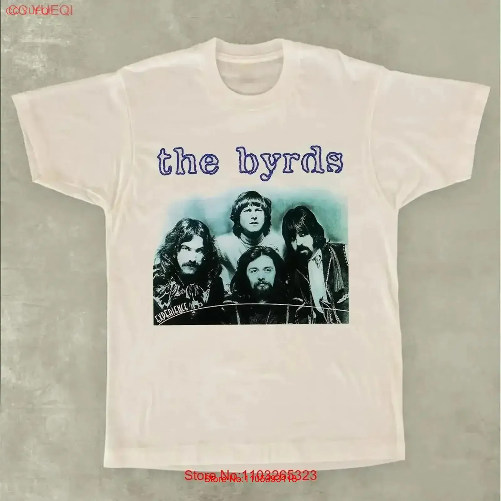 The Byrds Band Experience Album T Shirt TS303 vintage Washed Casual Soft streetwear Comfortable Top For Everyday Wear  vintage