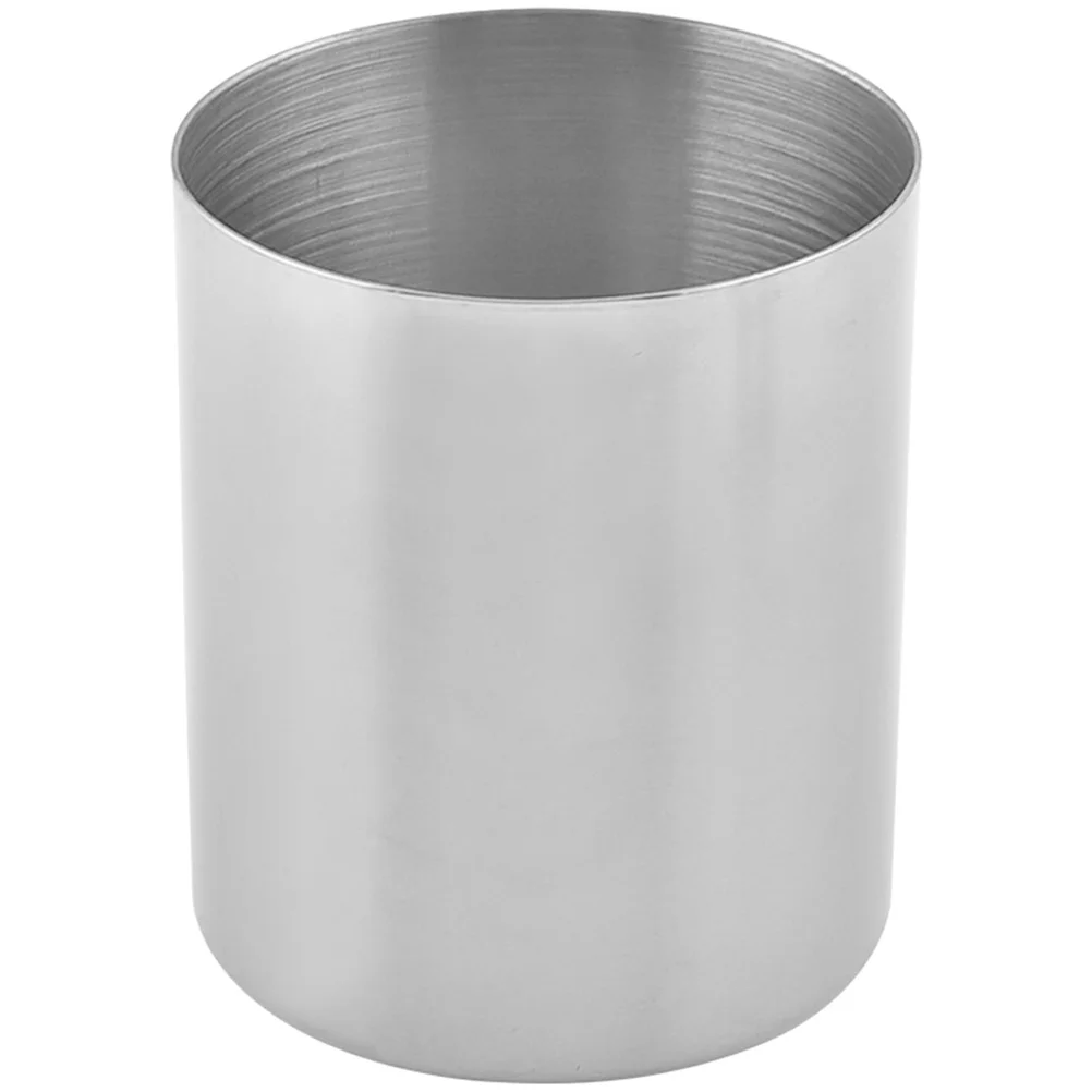 Portalápices de acero inoxidable, caja de almacenamiento ganizer de escritorio, contenedor de cepillos multifuncional, decoración para el hogar y la Oficina