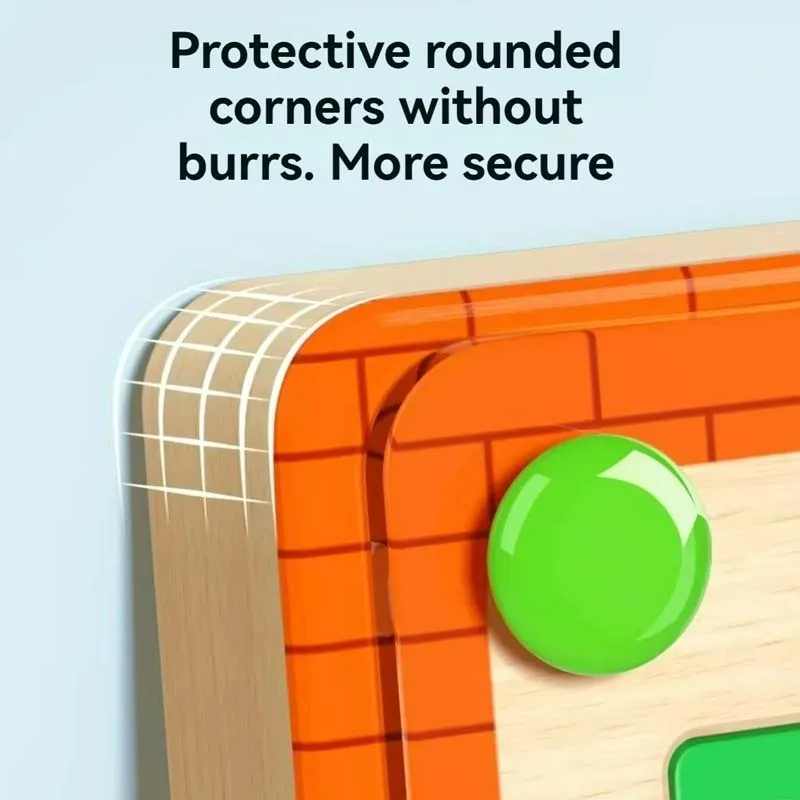 Labirinto magnetico Montessori Coordinazione occhi mano Puzzle Pista Palle Pensiero cognitivo Giocattoli per bambini Apprendimento Sviluppo