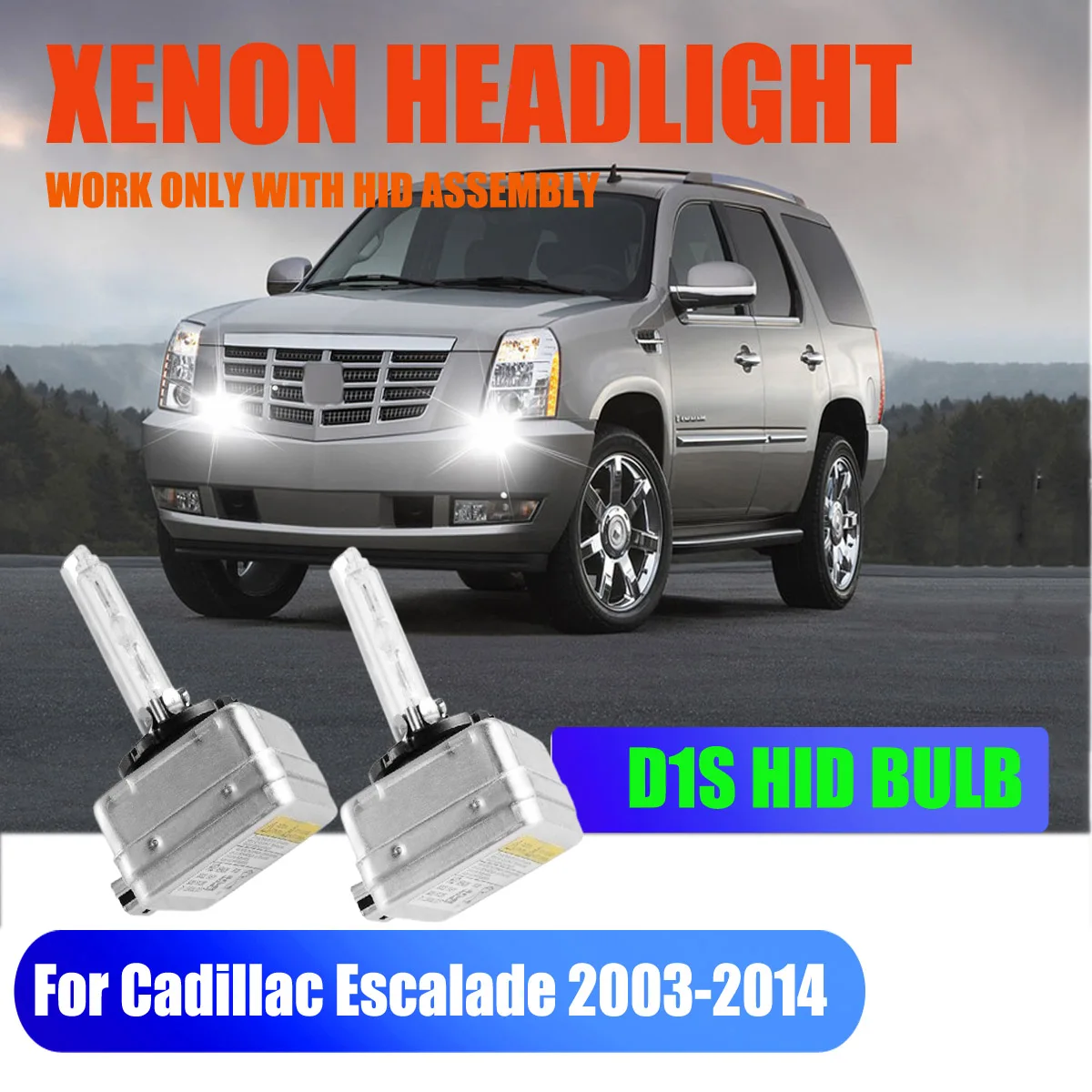 

D1S HID фары, энергосбережение, более 50% для Cadillac Escalade 2003, 2004, 2005, 2006, 2007, 2008, 2009, 2010, 2011-2014 гг.