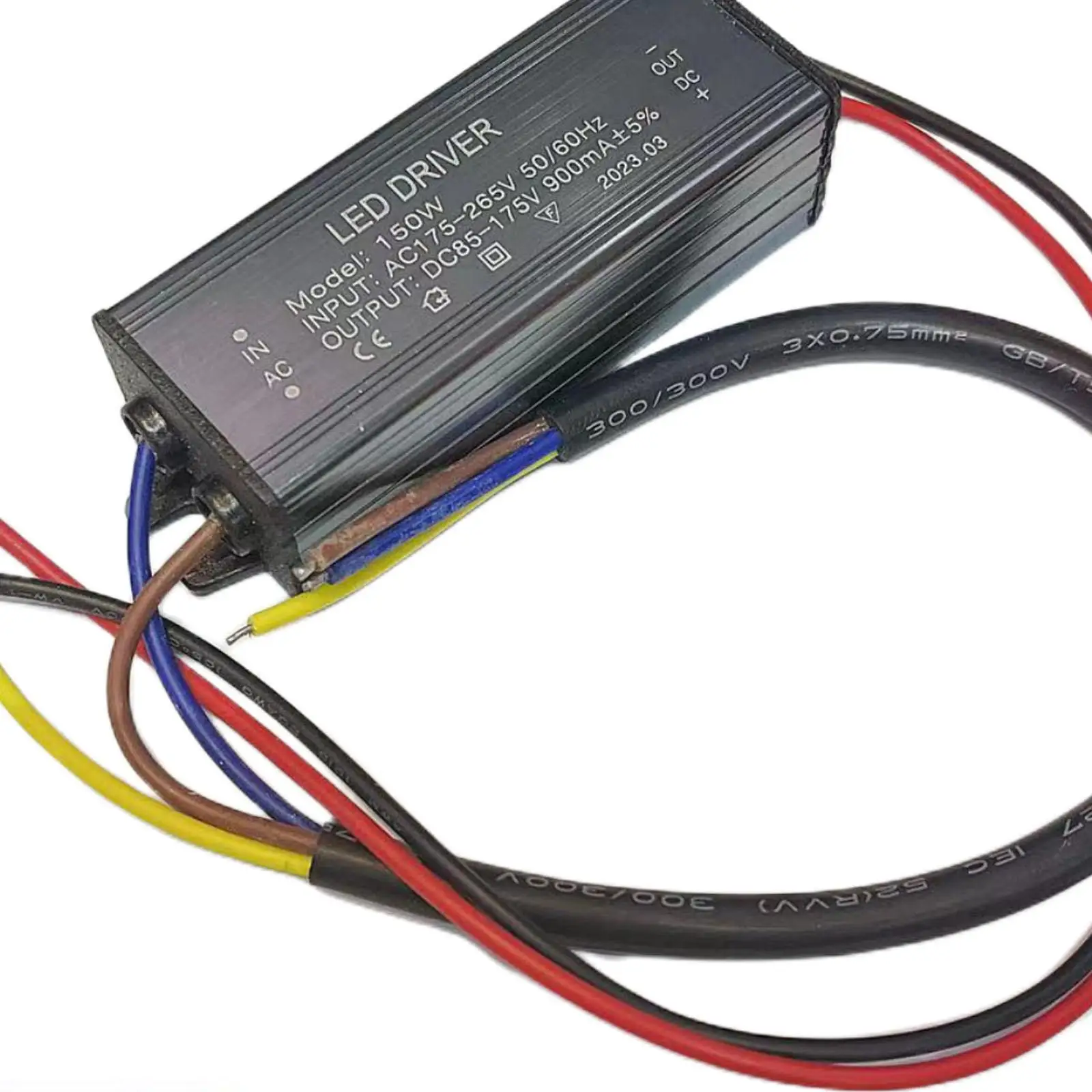 IP66 Waterproof LED Driver High Performance Compact Aluminum Converter for LED Lighting Modules Spotlights Outdoor Light