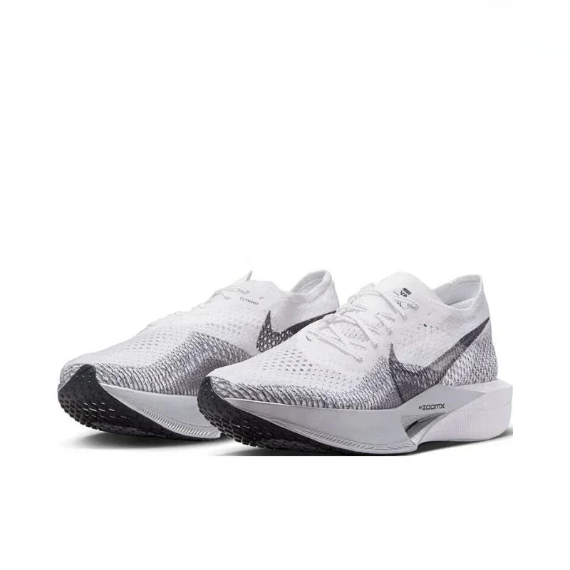 

Nike ZoomX Vaporfly NEXT% 3, светло-серые, белые, повседневные марафонские кроссовки с углеродной пластиной и амортизацией от ударов, мужские и женские кроссовки