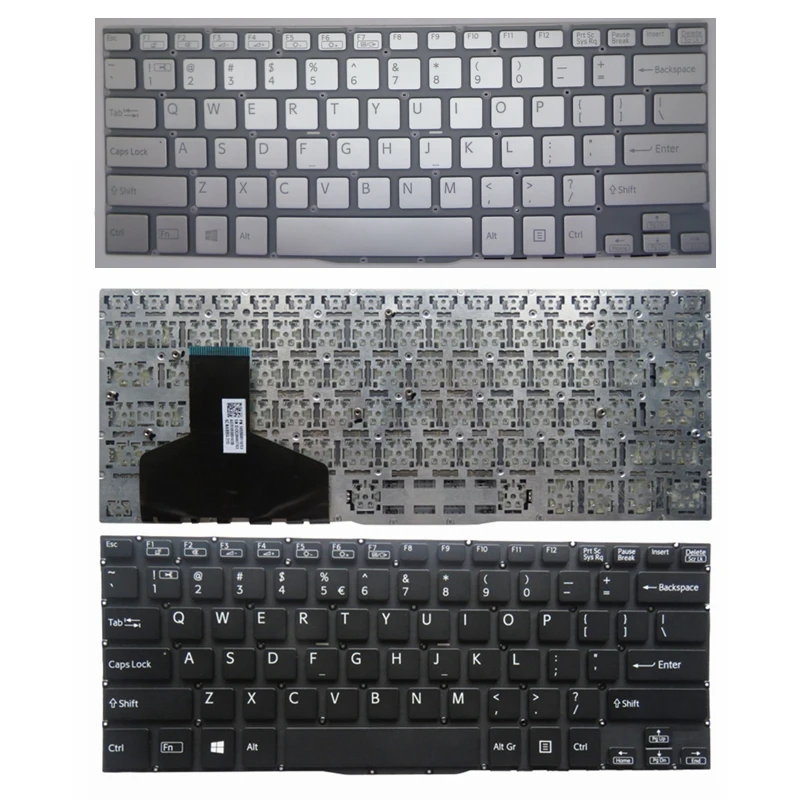 

RU/US Keyboard FOR Sony 13 13N SVF13 SVF13A SVF13N SVF13N100C SVF13N17 SVF13N18 SVF13NA1QT English laptop