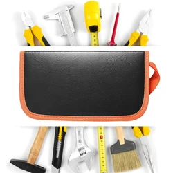 Portable Household Electric Soldering Iron Tool Organizer Bag Multifunction PU Leather Zipper Tools Bag Travel Tools Storage Bag