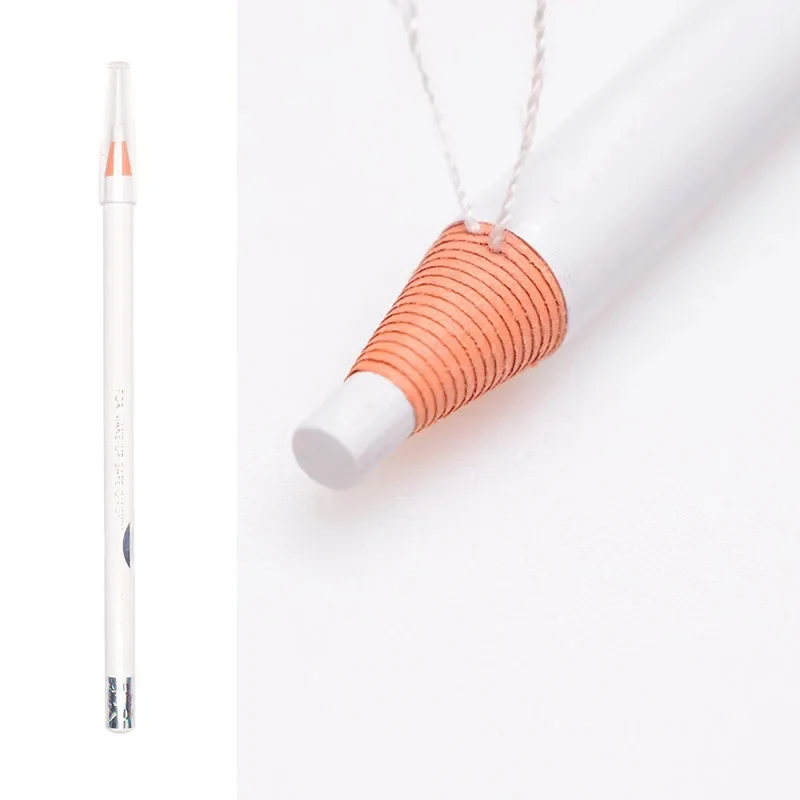 Waterproof Microblading Peel-off Water-Resistant White Eyebrow Pencil Microblading Eyebrow Pencil Makeup Position Tattoo Pen 1pc