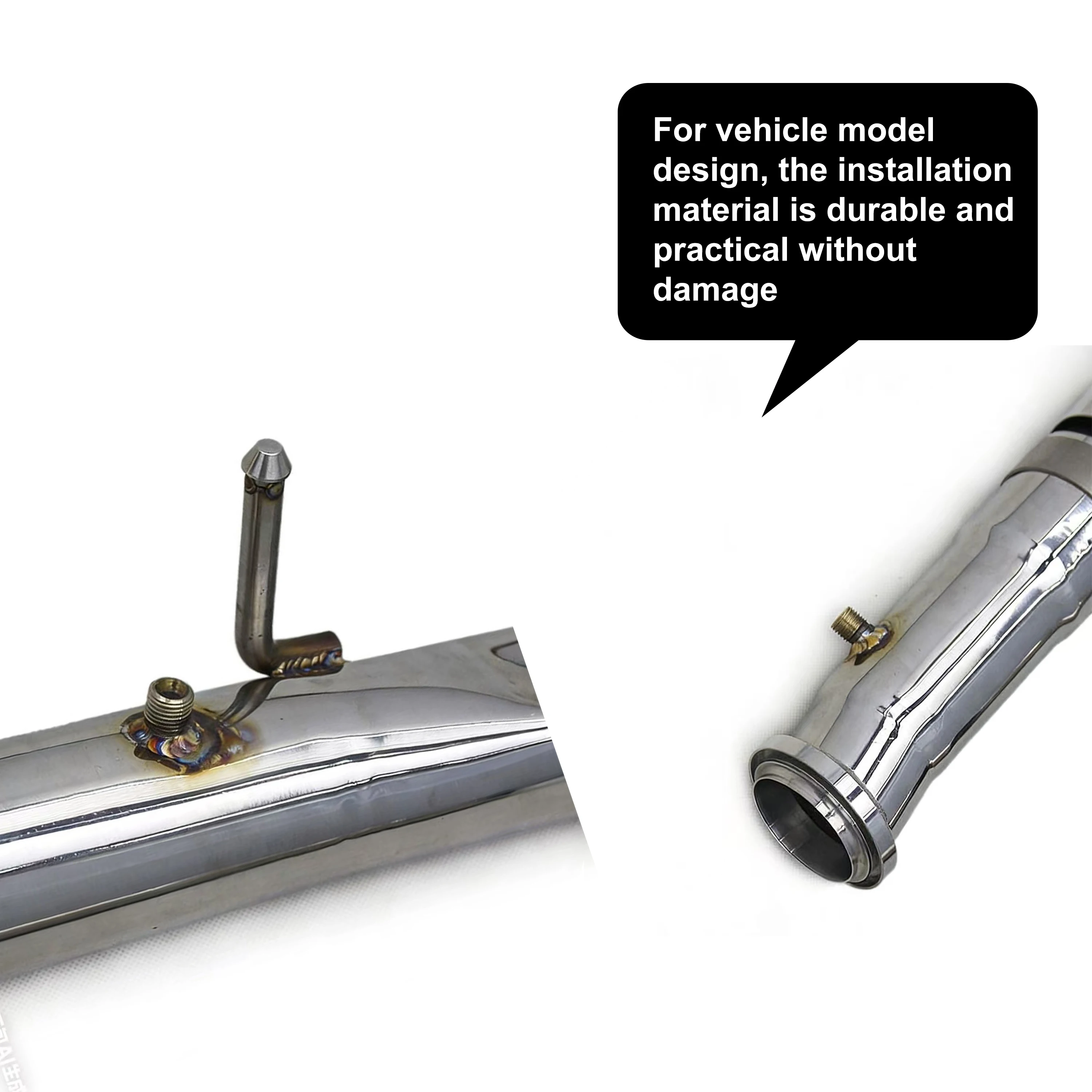 ACE Hochleistungs-Sportauspuff-Kat-Downpipe für Mercedes-Benz G500 G550 G63 AMG W463 5.5TT 2009-2014 Edelstahl-Auspuffrohr – Detail 8