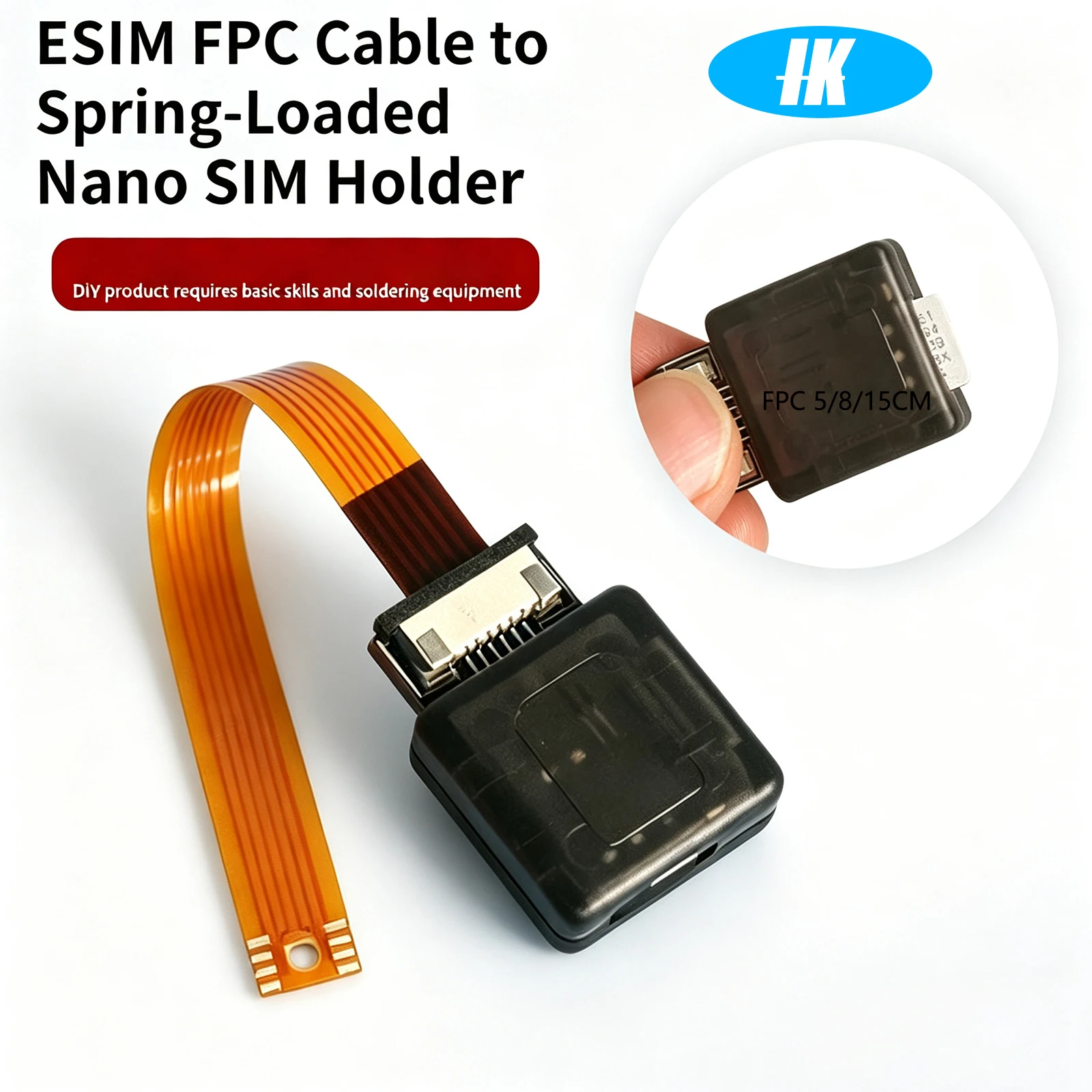 

DIY Soldering Modification Cable for eSIM to Physical SIM Card, 5mm*6mm Chip No Flying Wire Welding Adapter Line