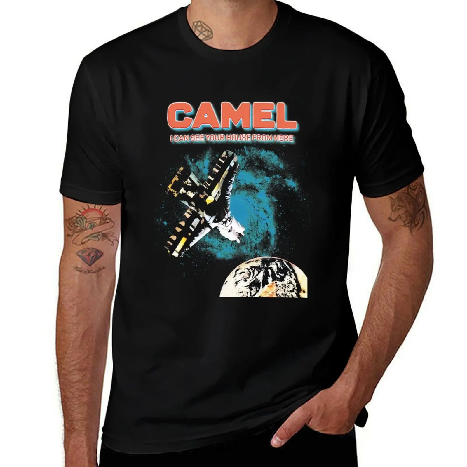 

CAMEL BAND wear a cape T-Shirt Odor Resistant Short Sleeve Top