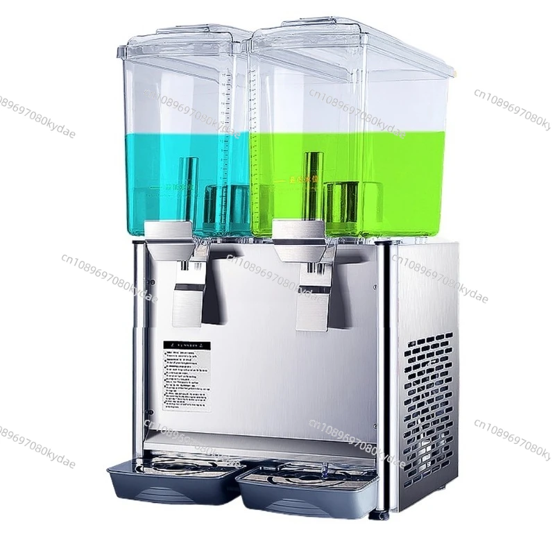 Two-cylinder juice machine Drink container 9L *2 Commercial Juice Dispenser Cool & Hot Beverage Machine 220v 280W 1pc