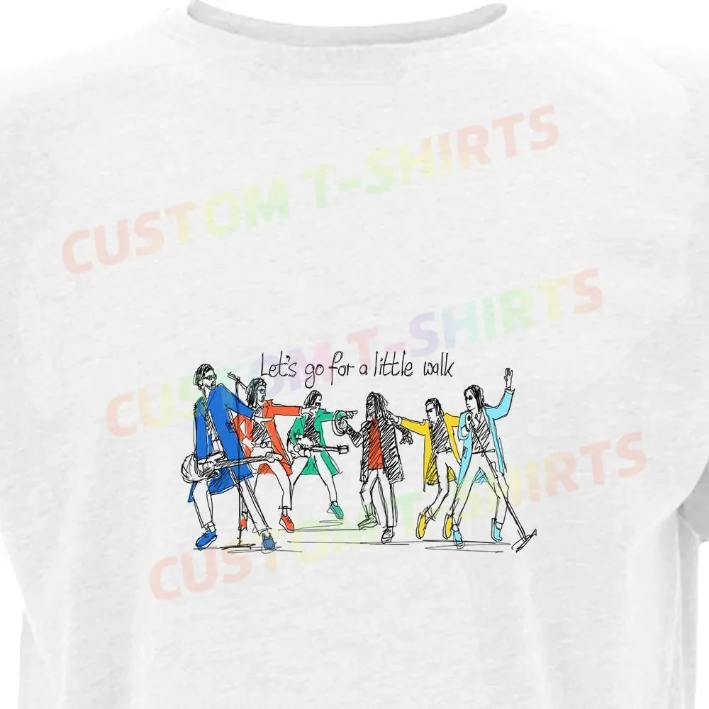 

127 212_Showaddywaddy Fans' comic-style hand-drawn pattern T-shirts for both men and women in summer