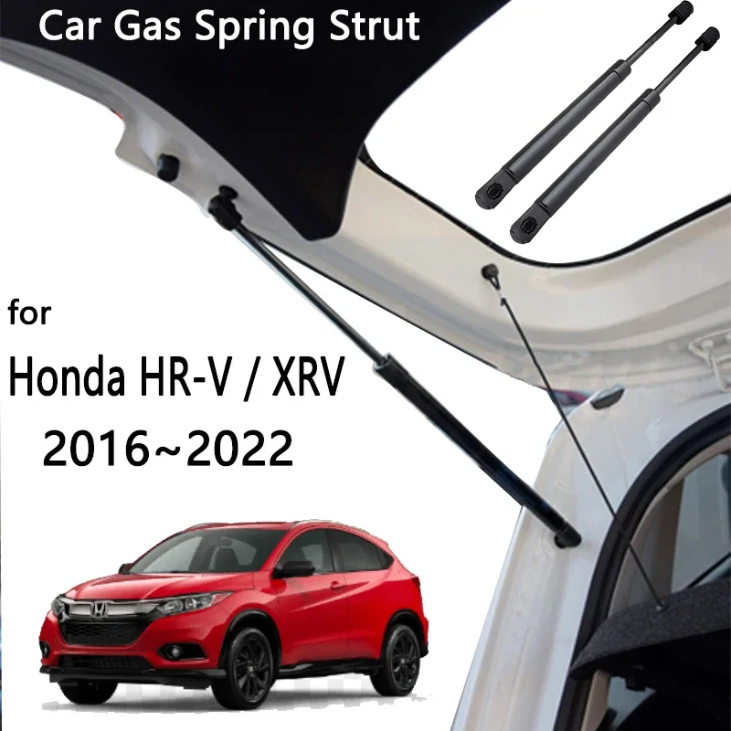 Car Gas Spring Strut For Honda HR V Accessories Vezel XR V 2016~2022 Tailgate Gas Lift Prop Rod Trunk Shocks Damper Accessories