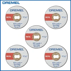 Dremel EZ456 Cut-off Wheel EZ Lock Reinforced Rotary Tool Cutting Disc 1 1/2 In (38.1 mm) Wheel Diameter For Metal Cutting 5PCS