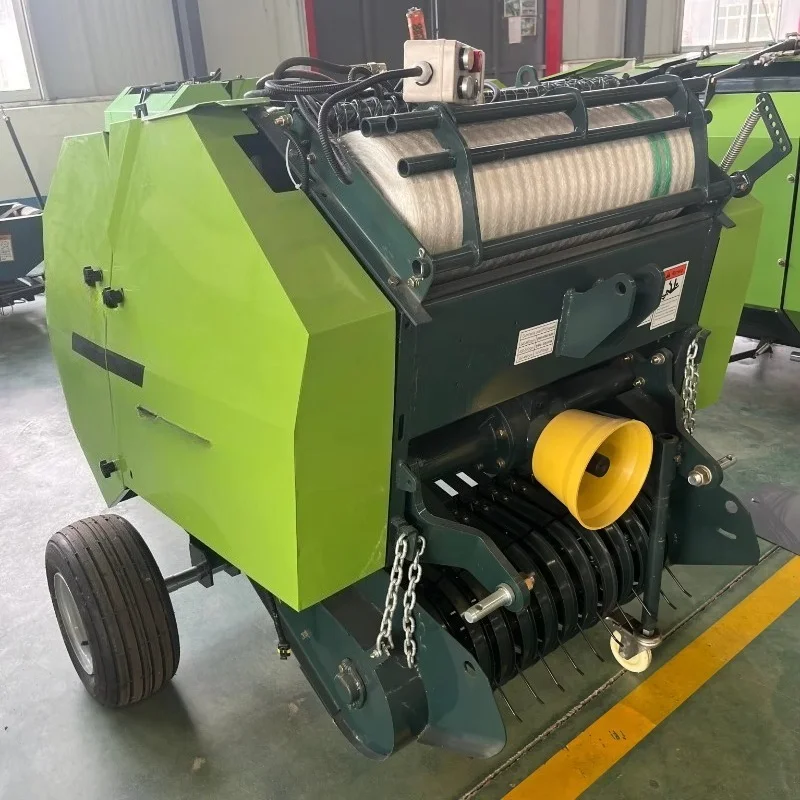 Customized Mini Hydraulic Baling Press Grass Pine Straw Packing Baler Machine For Farm Waste Compression