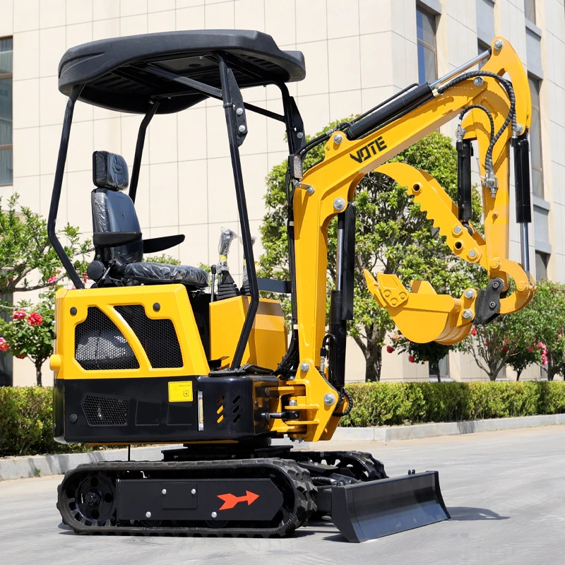 Gąsienica hydrauliczna kontrolują najlepszą cenę Bagger 1.5 Ton mały Mini koparka z wiadrami Mini koparka 1 tonę
