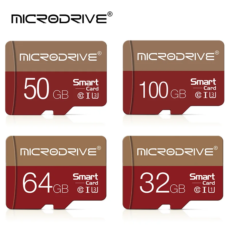 Micro Memory Card 128GB 100GB 64GB 50GB 32GB 16GB 8GB 4GB TF Flash Card High Speed Class 10 UHS-I Micro Flash SD Card for PC