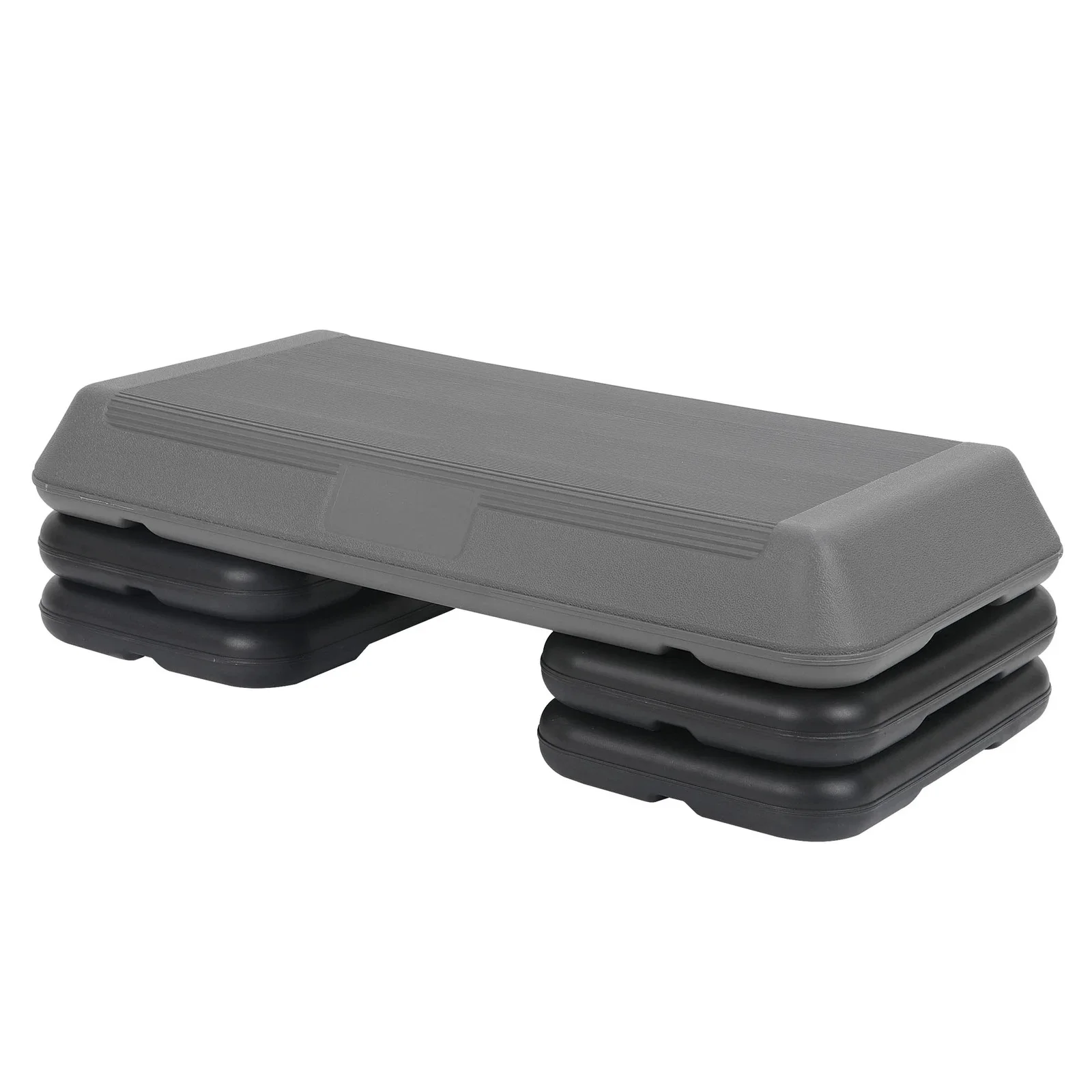 

28“ Aerobic Step Adjustable Height 4-6-8" Fitness Anti-slip Exercise Stepper