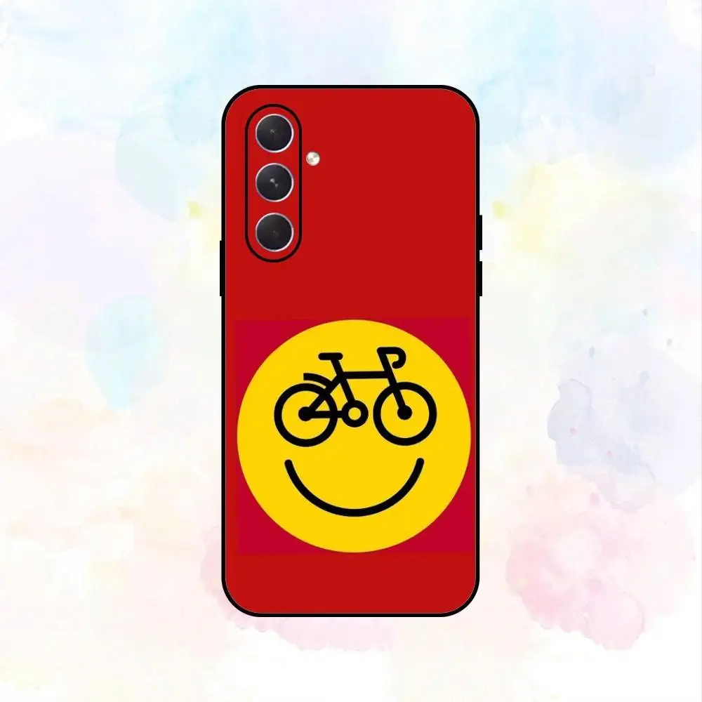 S-Sports Bike TOUR DE France 電話ケース Samsung Galaxy A73、A72、A71、A70、A53、A52、A51、その他用 ソフトブラックシェル