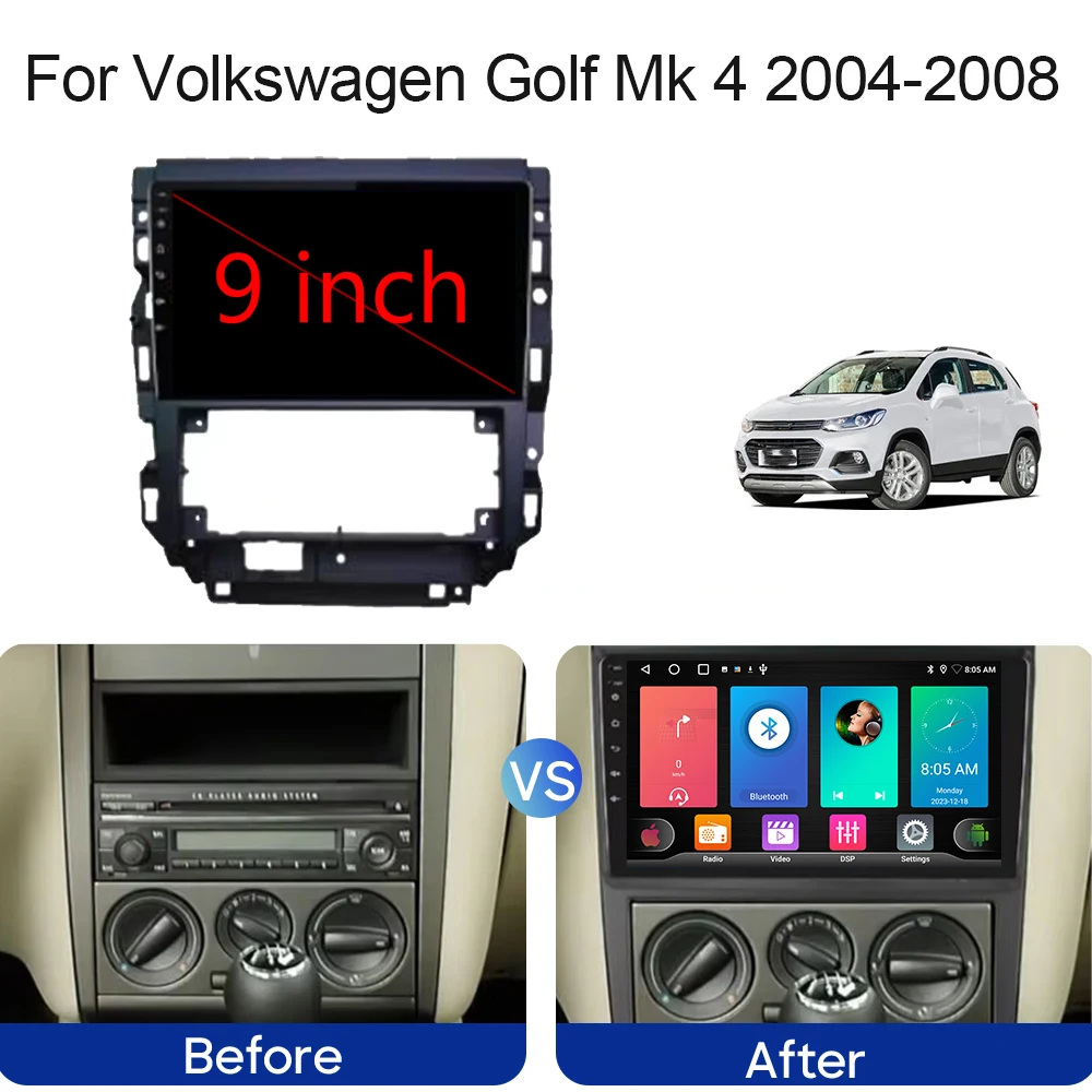 Car Radio Stereo For Volkswagen VW Sharan SEAT Alhambra 7N 2010-2022 Android Auto Multimedia Player GPS Carplay 4G BT Wifi Video