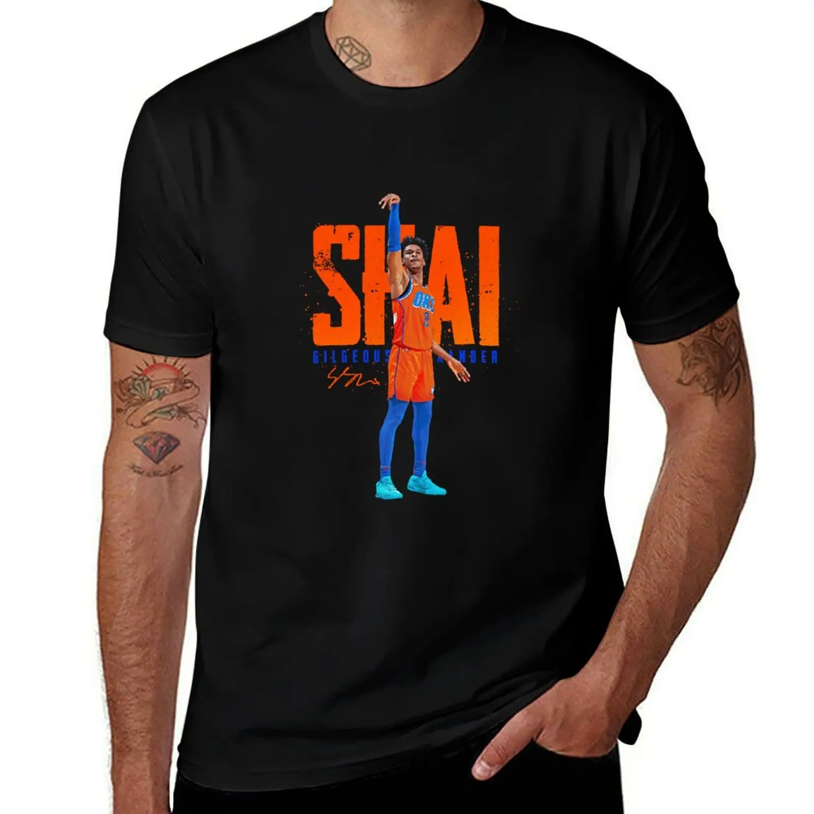 

Shai Gilgeous-Alexander T-Shirt t shirt man luxury t shirts cotton 100%