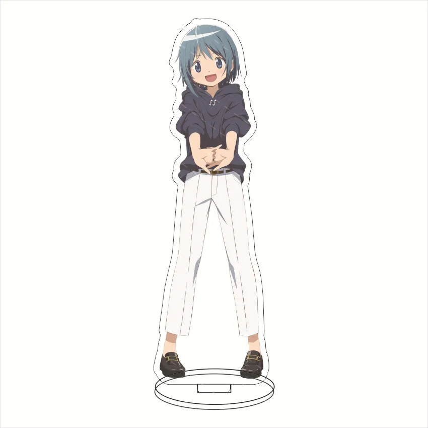 16CM Anime Figure Puella Magi Madoka Magica Kaname Madoka Miki Sayaka Akemi Homura Tomoe Mami Cos Acrylic Stand Ornaments view 2