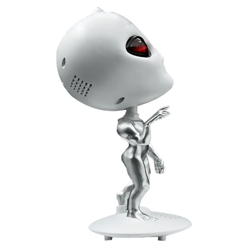 ABZW White Noise Timer Remote Controlled Alien Galaxy Star Projector With Bluetooth Speaker Starry Sky Lamp For Bedroom Decor