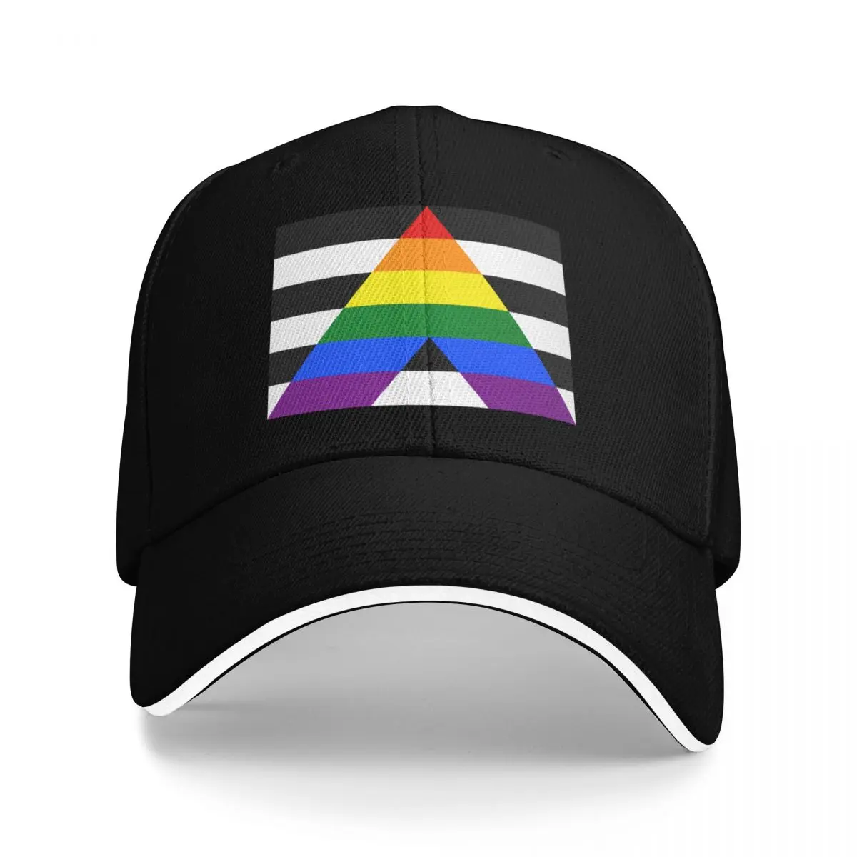 

LGBTQ Ally Pride Flag Baseball Cap Golf Ball Cap cute Women's Beach Visor Men's