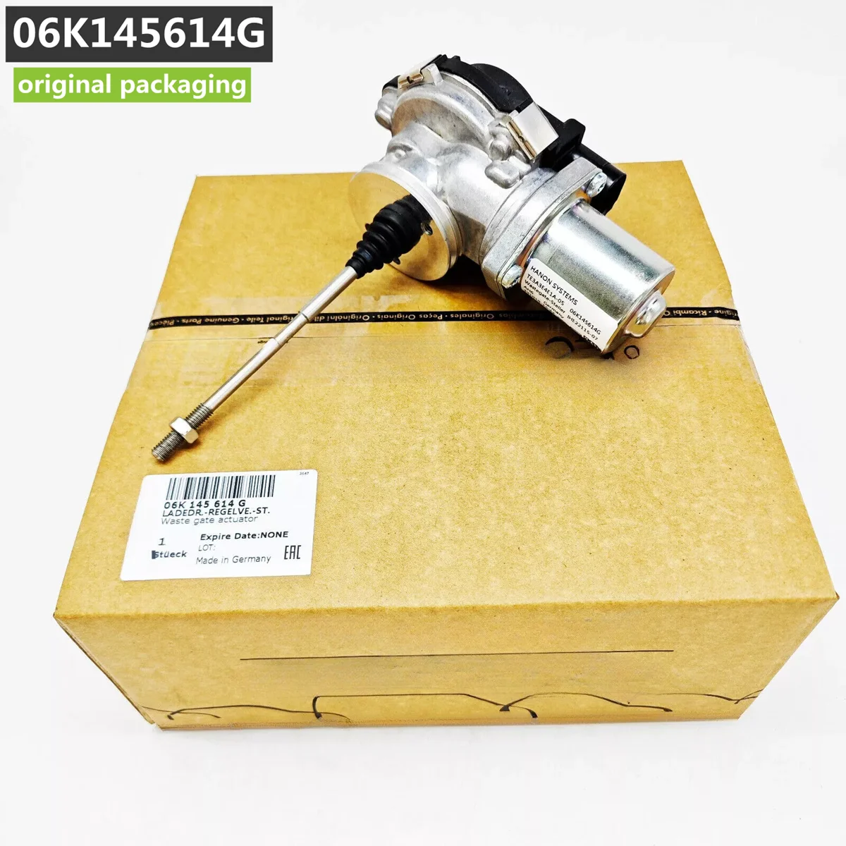 Genuine OEM NEW 06K 145 614 G / 06K145614G Turbocharger Wastegate Actuator Fit For Audi A3 S3 Q3 TT Coupe VW Jetta 2.0TFSI