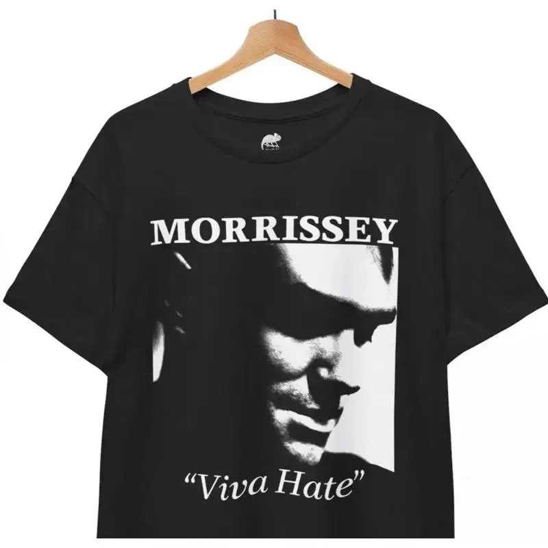 Morrissey Viva Hate T-Shirt, Music Band Rock Roll Punk Unisex Tee