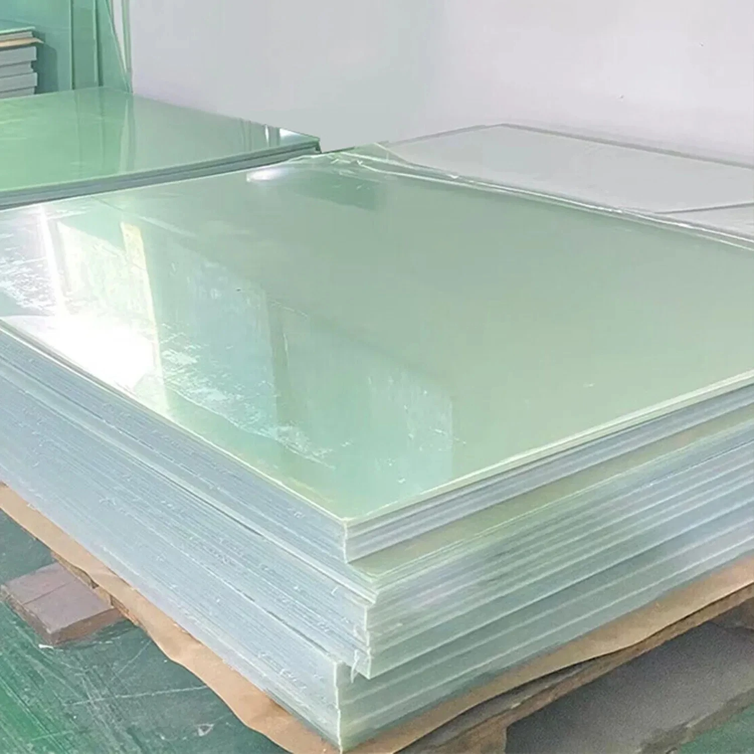 

Thick 0.1-1.5mm High Temperature Resistant FR4 Water Green Fiberglass Thin Plate Insulation Resin Board Glass Gasket Processing
