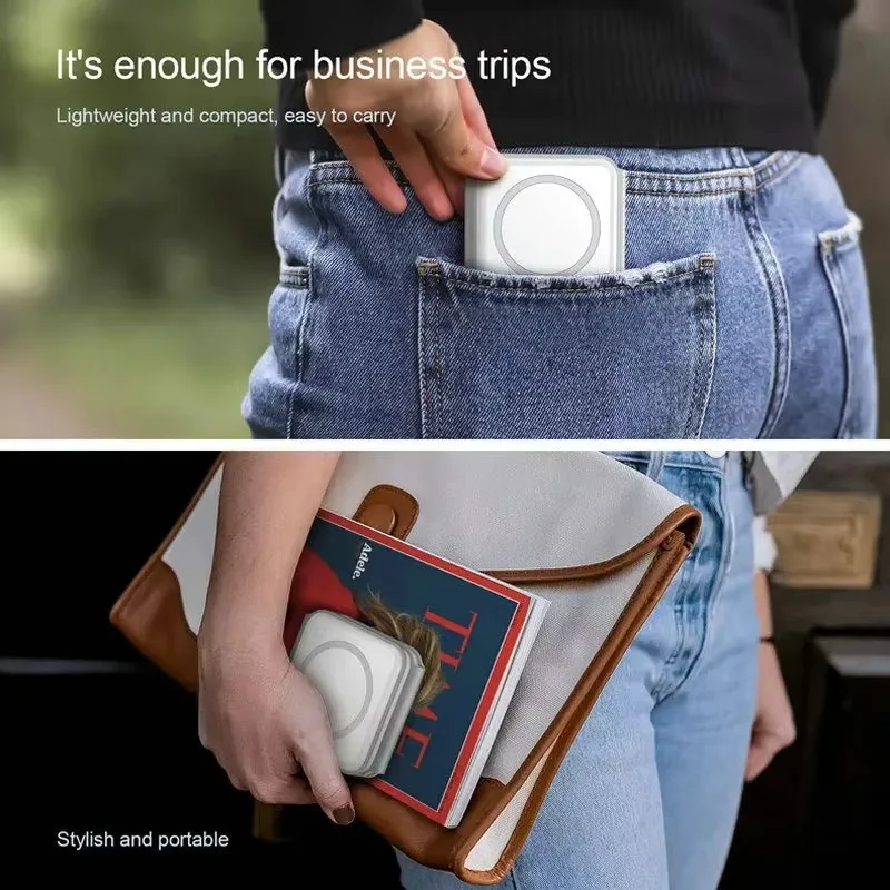 قاعدة شاحن لاسلكية مغناطيسية 2IN1 لهاتف آيفون 12 برو 11Pro XS Max XR X 8 AirPods Apple Watch 5 4 3 2 15 وات شحن لاسلكي سريع