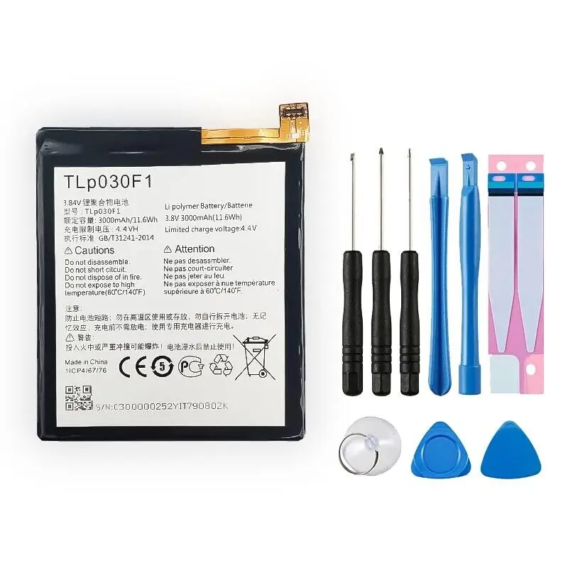Batería de repuesto para Blackberry DTEK60 BBA100-2 BBA100-1 TLP030F2 TLP030F1