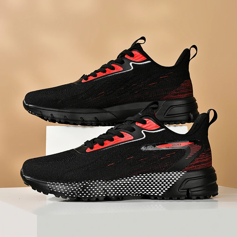 

Rainproof Surface Unisex Mesh Sport Sneakers Water Repellent Mesh Layer Anti Slip Sole Wet Road Daily Commute Outdoor Shoes
