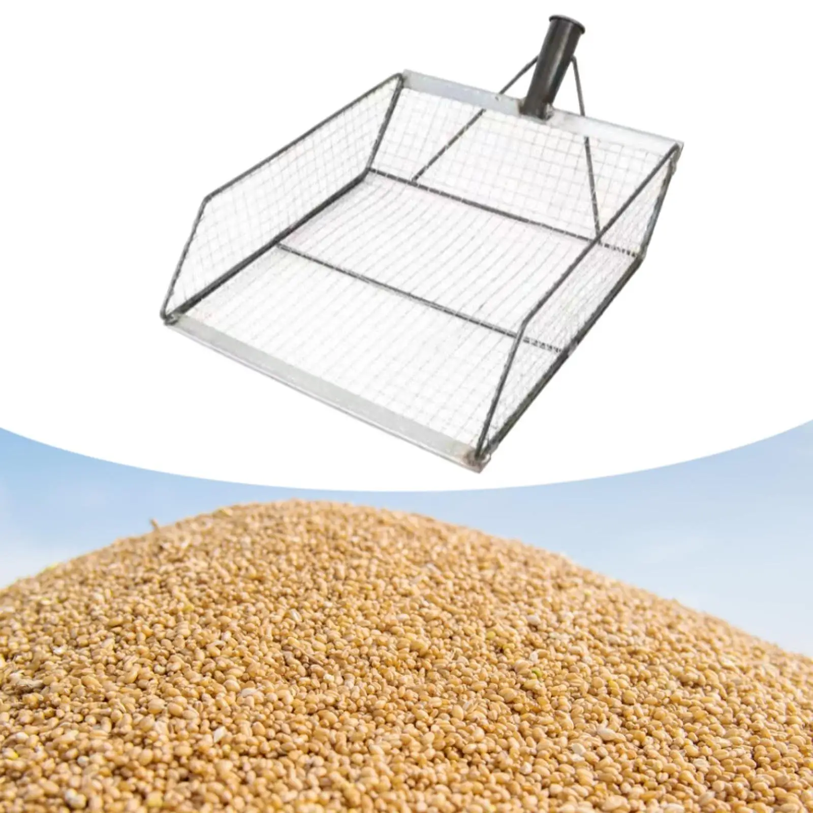 Leaking Soil Shovel Mesh Sifting Shovel Sieve Soil Shovel for Hourglass Soil