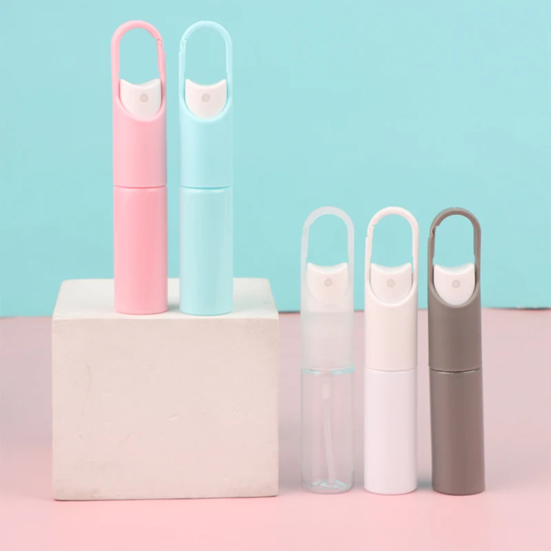 20ml 미니 휴대용 리필 형 향수 손 소독제 알코올 후크 스프레이 펌프가있는 휴대용 병 빈 향수 용기