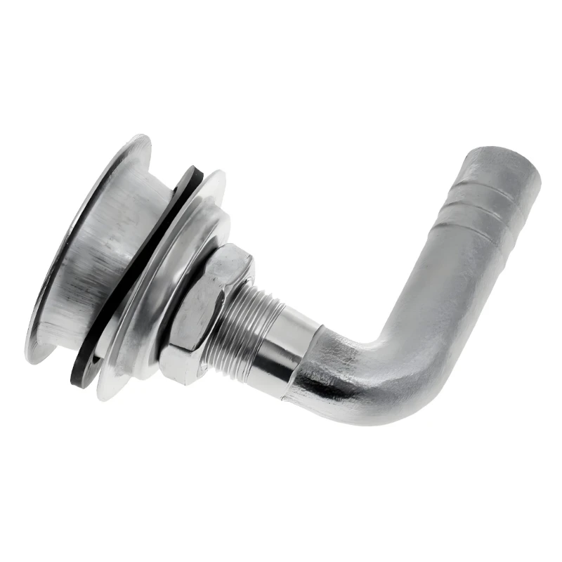 462A Yacht Bent Tube Gas Vent Elbow in Stainless Steel for Air Direction