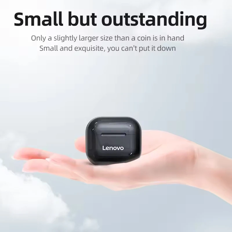 Auriculares originales Lenovo LP40 TWS Bluetooth5.4, auriculares inalámbricos con Control táctil, auriculares deportivos estéreo para teléfono Android