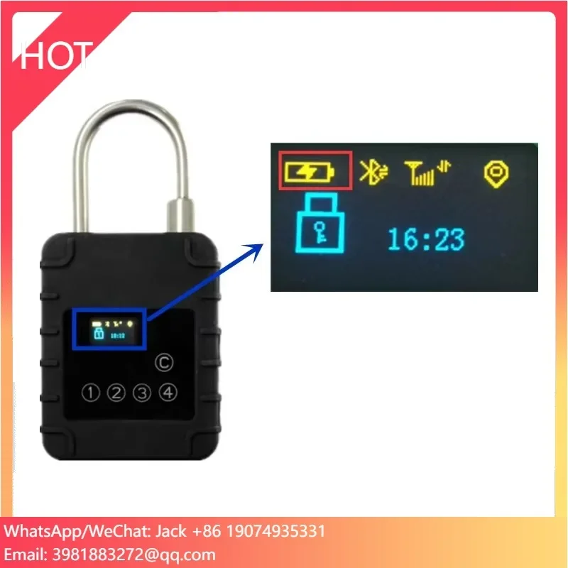 The Latest Smart Padlock Is A High-security RFID GSM GPS Padlock For Cargo Transport Containers