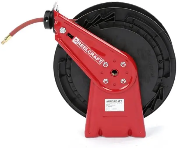 Rt650-Olp 3/8-Inch By 50 Feet Spring Driven Hose Reel สําหรับอากาศ/น้ํา