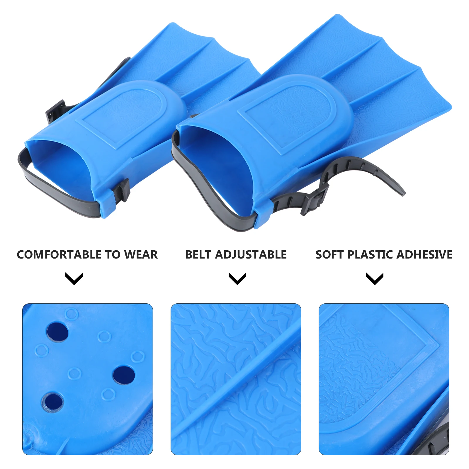 

PVC Kids Flippers Soft Adjustable Straps for Swimming Snorkeling Diving Children Fins Webbed Feet Frog Shoes Water Sports