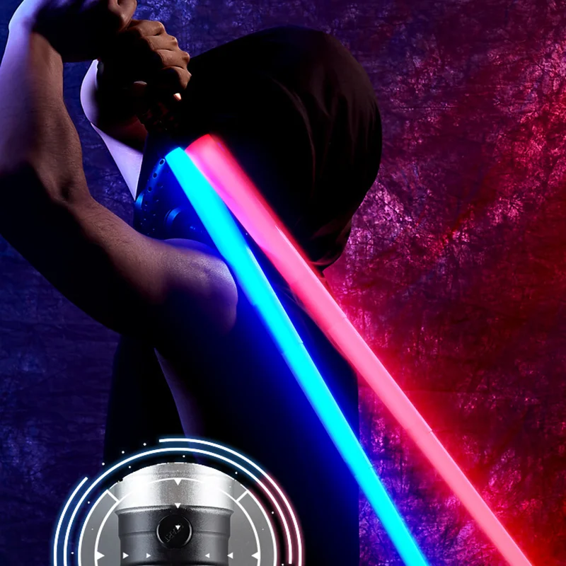 2 Pcs /set Lightsaber Toys For Children Saber Luminous Jedi Sabre Laser Sword Light Up Led Flashing Lightstick Glow In The Dark