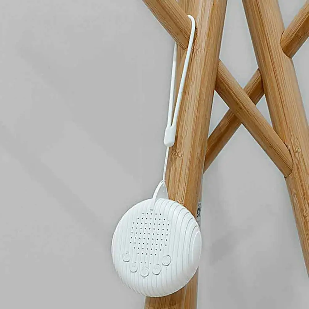 

10 Soothing Sounds White Noise Sound Machine Automatic Noise Monitoring 300mAh Sleep Machine Adjustable Volume with Lanyard