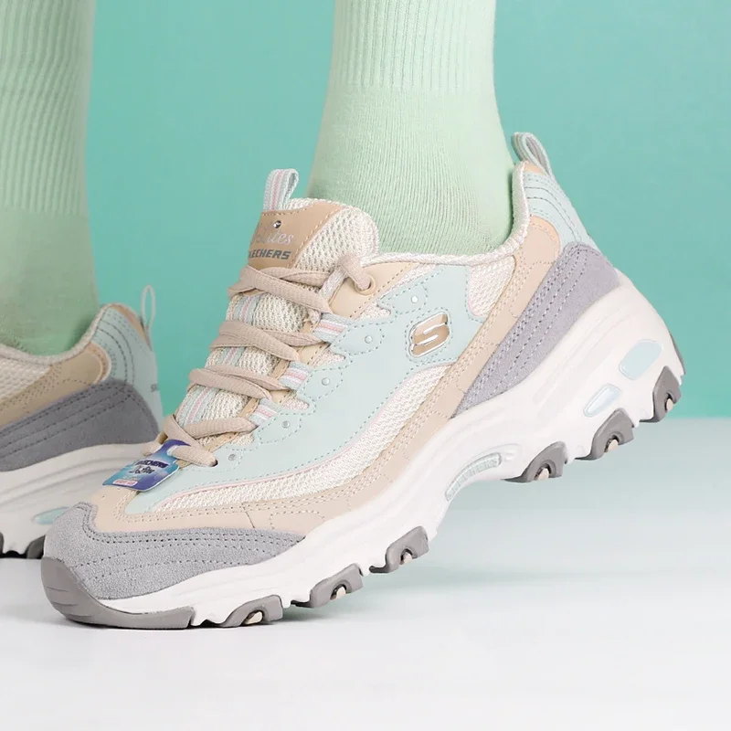 Buty damskie Skechers/Skechers z grubą podeszwą, lekkie, amortyzujące sportowe buty na co dzień