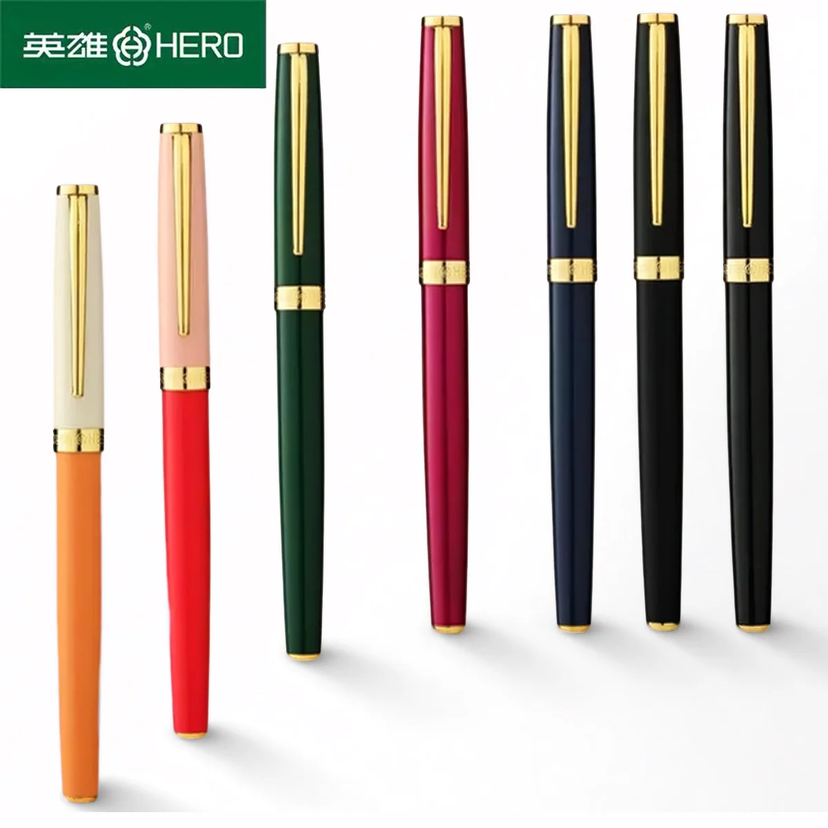 

Hero Brand Pen P108 Colorful 0.5mm Iridium Gold Nib Student-Specific Writing Practice High-Value Kidsren's Pen School Supplies