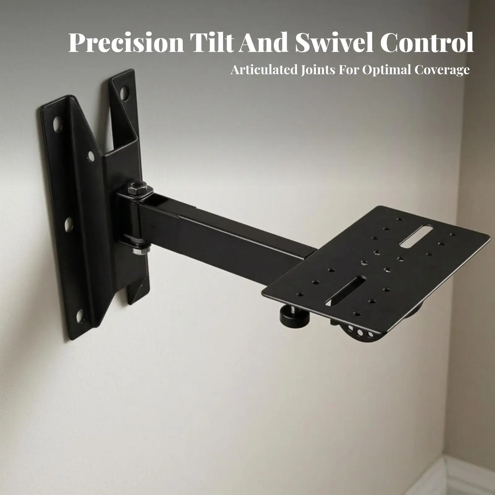 Speaker Bracket with Adjustable Arm Heavy-Duty Wall-Mounted Speaker Bracket