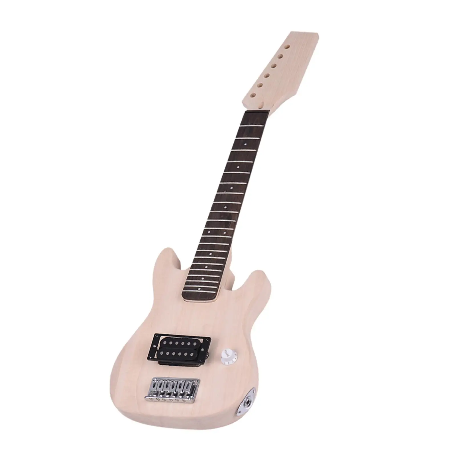 

Unfinished Electric Guitar Kit Rosewood Fingerboard Replace Set Luthier Gift
