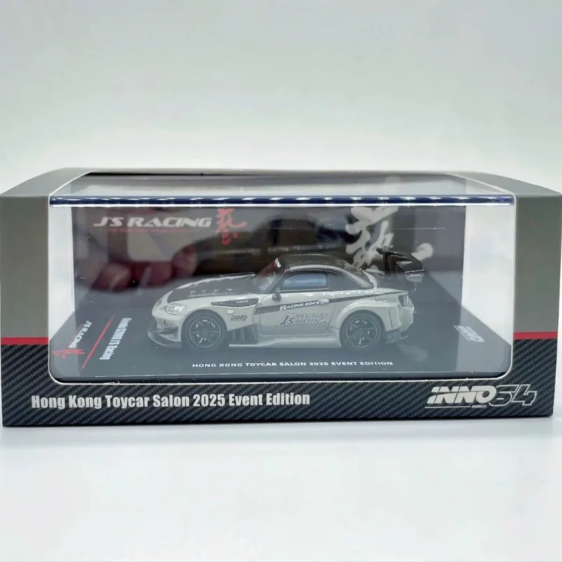 INNO 1/64 S2000 J'S RACING Hong Kong Toycar Salon 2025 Evento Edition Giocattolo in lega Veicolo a motore Pressofuso in metallo Modello Regali